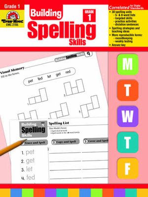 cover image of Building Spelling Skills Daily Practice